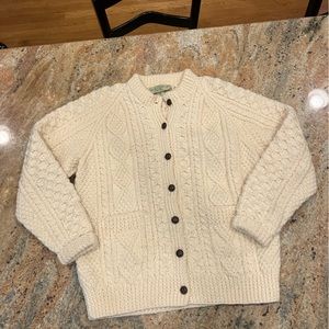 Ladies Quills woolen market Cardigan sweater, size S